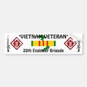 20th Engineer Brigade bumper sticker