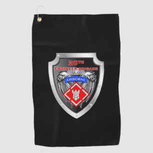 20th Engineer Brigade Customised Shield Golf Towel