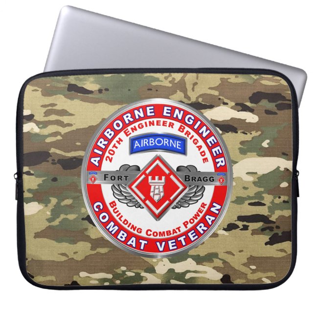 20TH ENGINEER BRIGADE LAPTOP SLEEVE (Front)