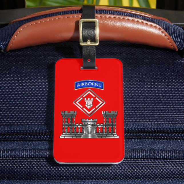 20th Engineer Brigade  Luggage Tag (Front Insitu 2)