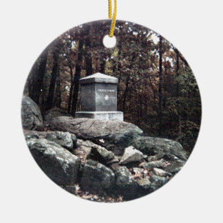 20th Maine Memorial on Little Round Top Gettysburg Ceramic Tree Decoration