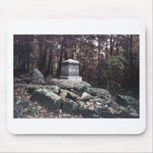 20th Maine Memorial on Little Round Top Gettysburg Mouse Mat