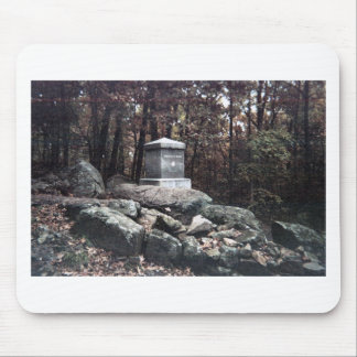 20th Maine Memorial on Little Round Top Gettysburg Mouse Mat