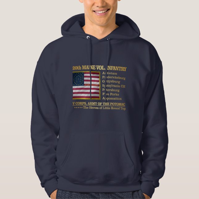20th Maine Volunteer Infantry (BH) Hoodie (Front)