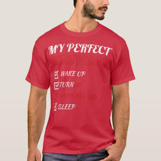 20th Perfect Birthday Gaming 20 Years Old Boys T-Shirt