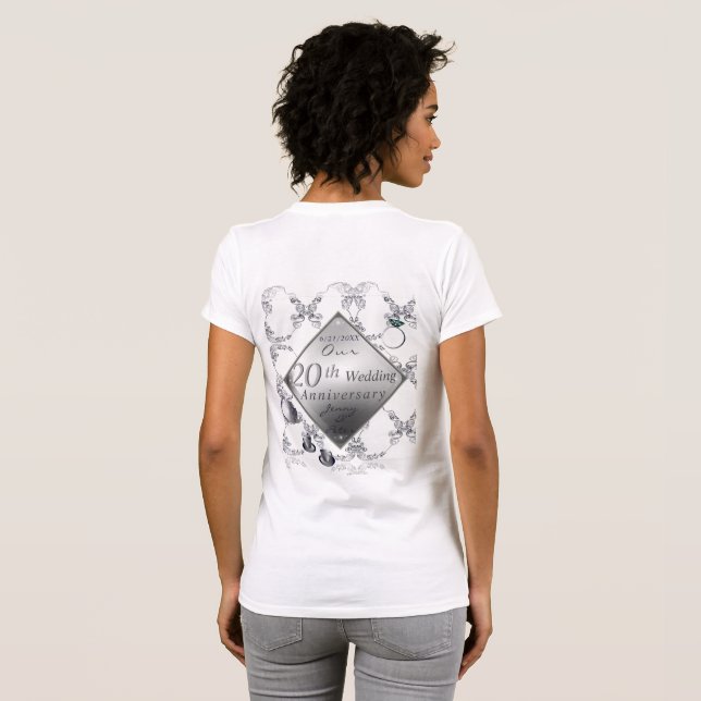 20th Platinum Emerald Anniversary  T-Shirt (Back Full)