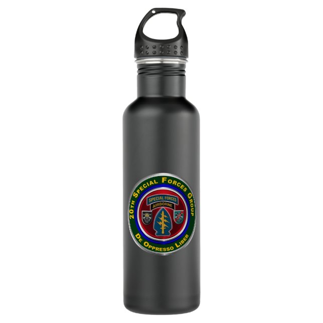 20th Special Forces Group “Airborne” 710 Ml Water Bottle (Front)
