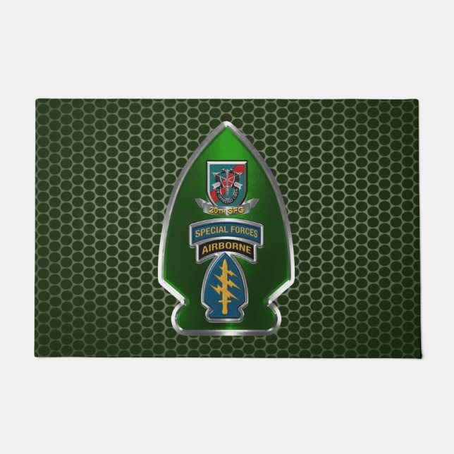 20th Special Forces Group “Airborne”  Doormat (Front)