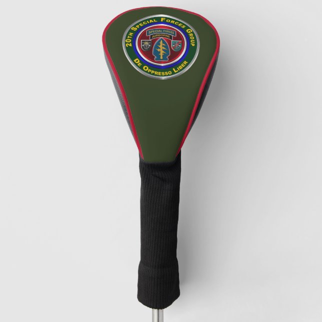 20th Special Forces Group (Airborne) Golf Head Cover (Front)