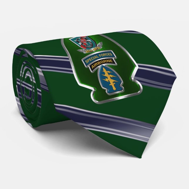 20th Special Forces Group “Airborne” Neck Tie (Rolled)