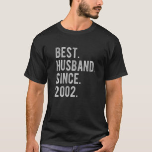 20th Wedding Aniversary For Him Best Husband Sinc T-Shirt
