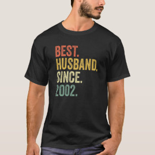 20th Wedding Aniversary For Him Best Husband Since T-Shirt
