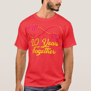 20th Wedding Anniversary 20 Years Of Marriage 2 T-Shirt