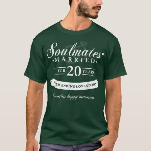 20th Wedding Anniversary 20 years of Marriage T-Shirt