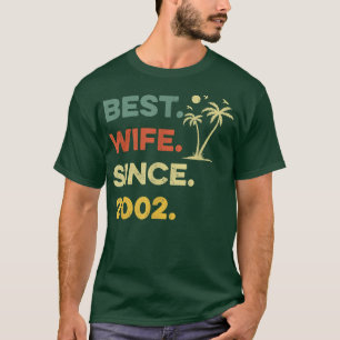 20th Wedding Anniversary for Her Best Wife Since 2 T-Shirt