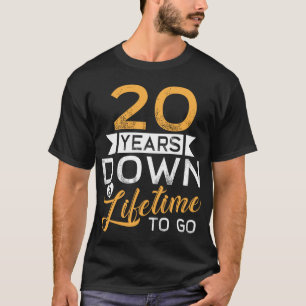20th Wedding Anniversary Gift For Couple T-Shirt