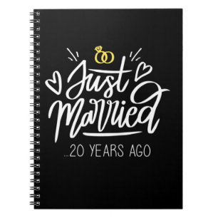 20th Wedding Anniversary Notebook