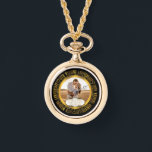20th Wedding Anniversary Photo Keepsake  Watch<br><div class="desc">The Twentieth Wedding Anniversary is a milestone in any relationship that deserves to be celebrated and what better way than with a keepsake featuring the words "20th Wedding Anniversary" in the round and space in centre for you to personalise with your photo, names and wedding and anniversary dates. Created by...</div>