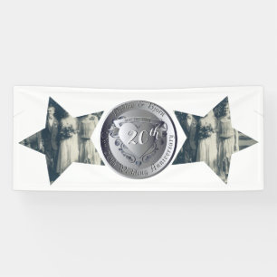 20th Wedding Anniversary Platinum 2 Star Photos Banner