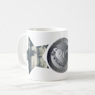 20th Wedding Anniversary Platinum 2 Star Photos  Coffee Mug