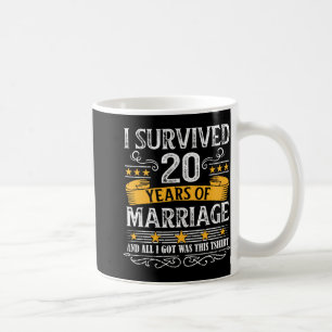 20th Wedding Anniversary Shirt Couples Husband Wif Coffee Mug