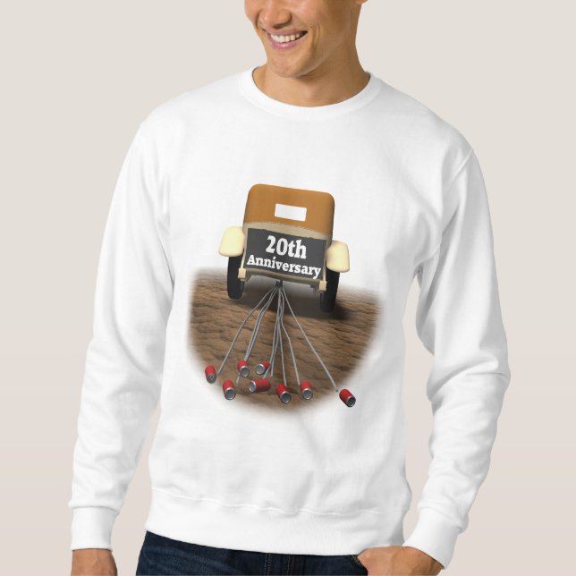 20th Wedding Anniversary Sweatshirt (Front)