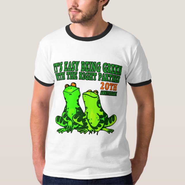20th Wedding Anniversary T-Shirt (Front)