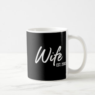 20th Wedding Anniversary Wife Est 2003 T-shirt.png Coffee Mug