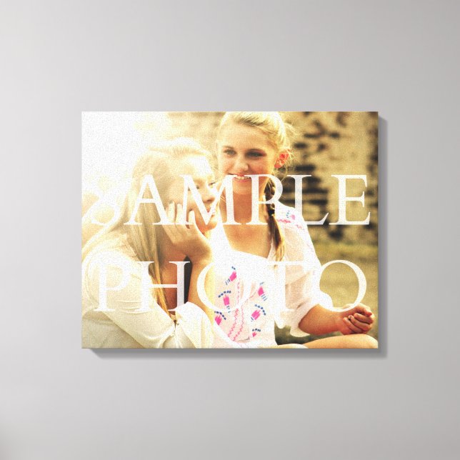 20x16 Custom Photo Canvas Print (Front)