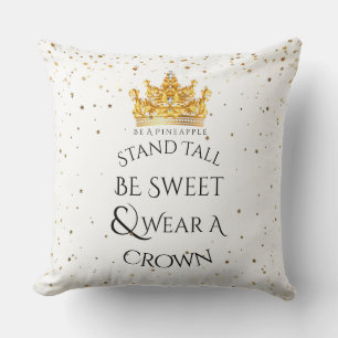 20x20 Pillow-Be A Pineapple Wear A Crown Cushion