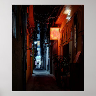 20x24 Seoul Alley Neon Sign Korea Photo Print