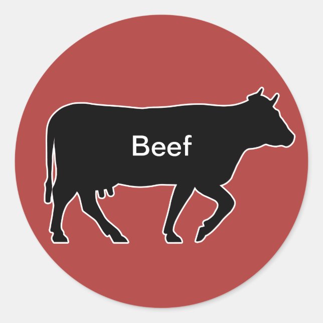 20x Stickers Meal Choice Beef (Front)