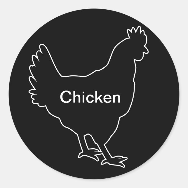20x Stickers Meal Choice Chicken (Front)