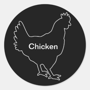 20x Stickers Meal Choice Chicken