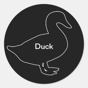 20x Stickers Meal Choice Duck