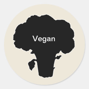 20x Stickers Meal Choice Vegan