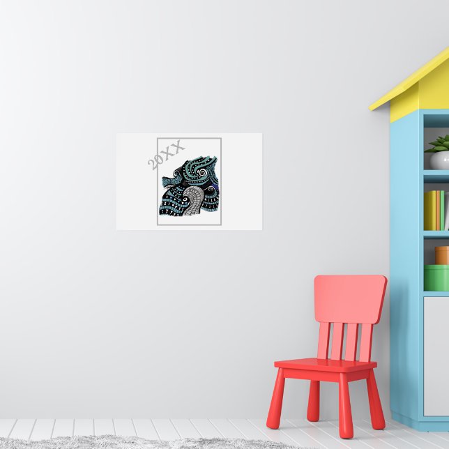 20XX Abstract Graphic Art Print  Poster (Nursery 1)