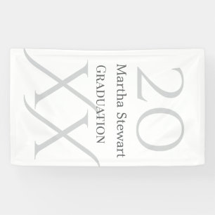 20XX bold le graduation name congrats school year Banner