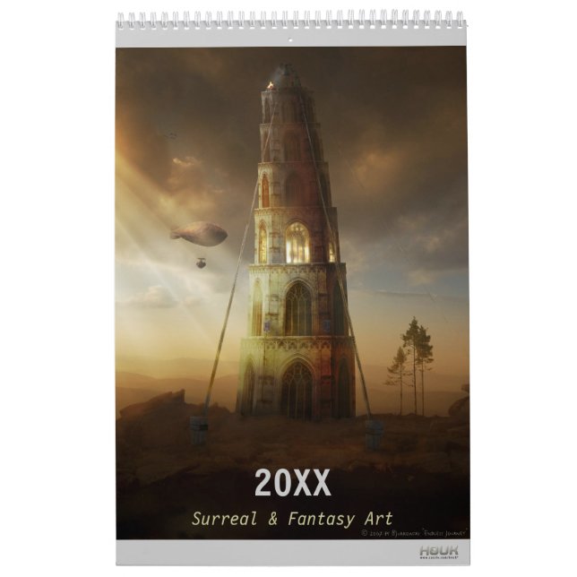 20XX Digital Surreal & Fantasy Art Calendar (Cover)