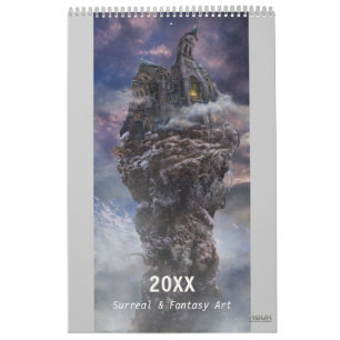 20XX Digital Surreal & Fantasy Art - Wall Calendar