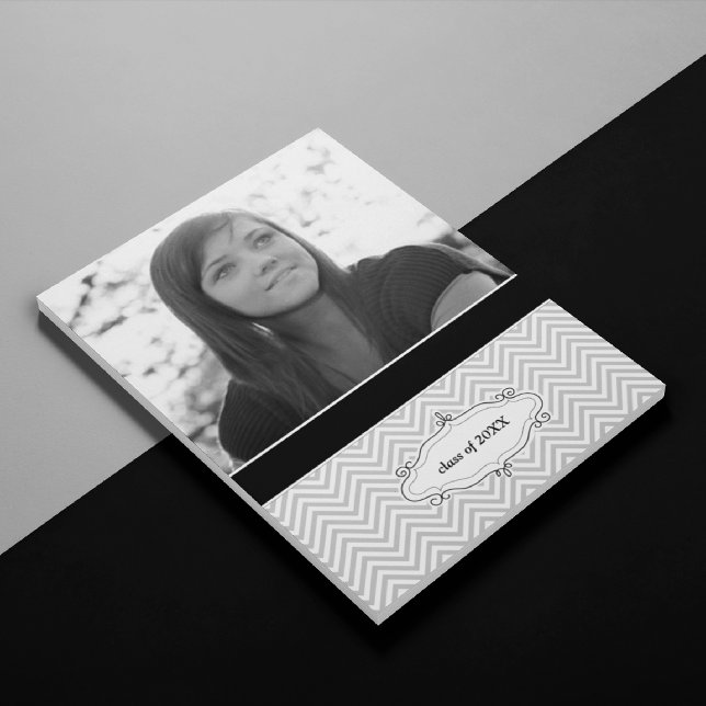 20XX Graduation Announcements {Chevron} (Creator Uploaded)