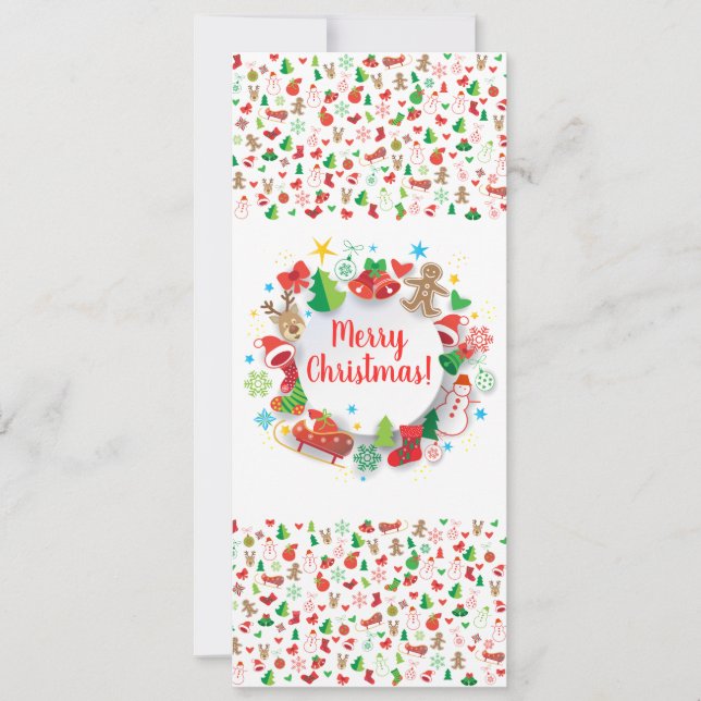 20XX Happy New Year! Christmas Winter Holiday Card (Front)