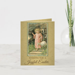 210 Happy Joyful Easter Sunday Greeting Card