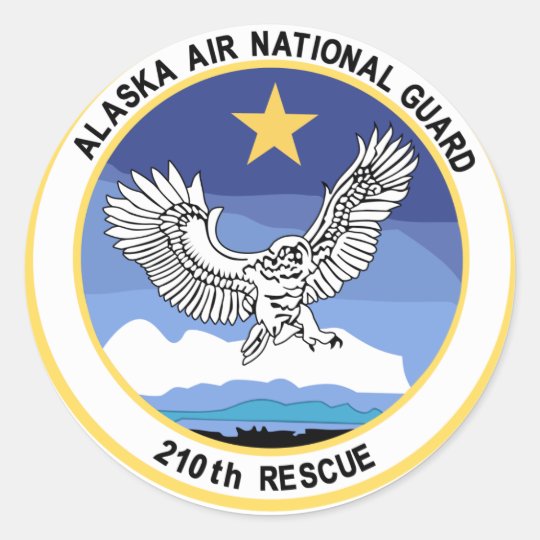 210th Rescue Squadron Detachament Classic Round Sticker
