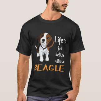 212 Life Just Better With A Beagle T-Shirt