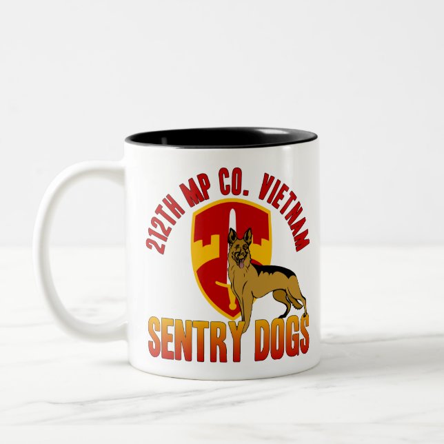 212th MP Co. - Vietnam Two-Tone Coffee Mug (Left)