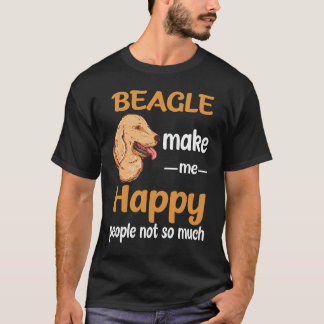 215 Beagle Make Me Happy T-Shirt