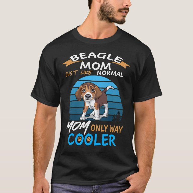 215 Beagle Mum Cooler T-Shirt (Front)