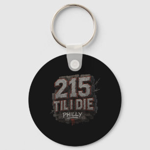 215 Til I Die Urban Streetwear Philly Pride Graffi Key Ring