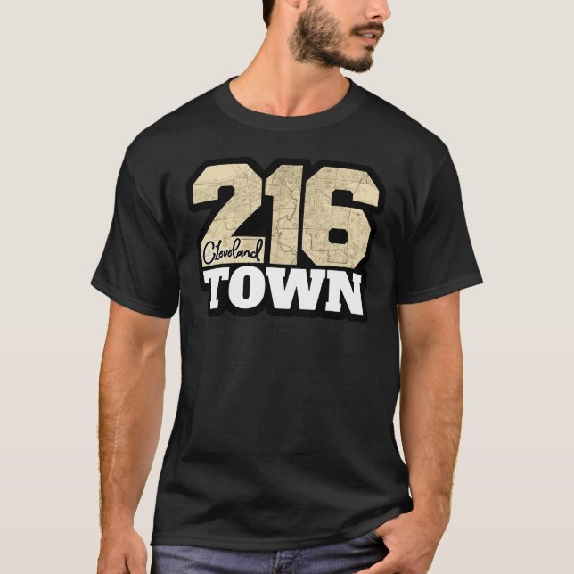216 Town Cleveland T-Shirt (Front)